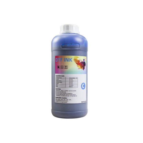 DTF Ink-1000ml  KIT  C/M/Y/K/W - Image 6