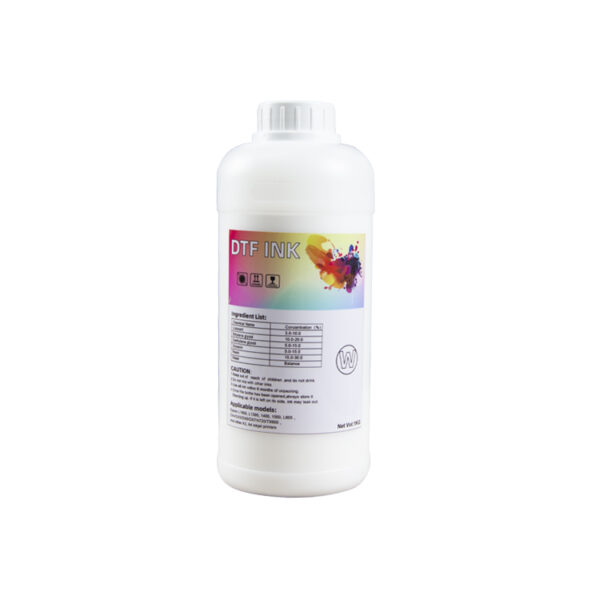 DTF Ink-1000ml  KIT  C/M/Y/K/W - Image 2