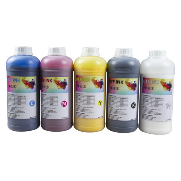 DTF Ink-1000ml  KIT  C/M/Y/K/W